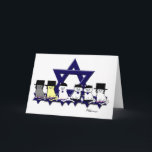 Kosjer Katten in een Rij Feestdagen Kaart<br><div class="desc">PRLimages is een afdeling van Schilderijen door Rachel Lowry.</div>