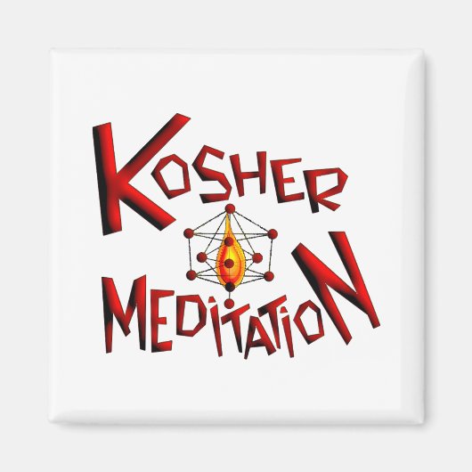 Kosjer Meditatie Magneet (Voorkant)