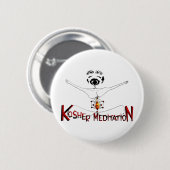 Kosjer Meditatie Ronde Button 5,7 Cm (Voorkant /achterkant)