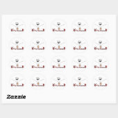 Kosjer Meditatie Ronde Sticker (Vel)
