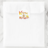 Kosjer Meditatie Ronde Sticker (Tas)