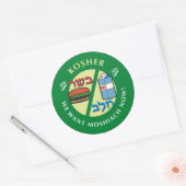 Kosjer Ronde Sticker (Envelop)