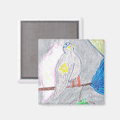 Kosjere duiven magneet (Voorkant / Achterkant)