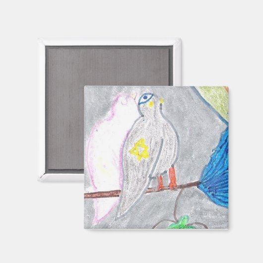 Kosjere duiven magneet (Voorkant / Achterkant)