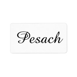 Kosjere Keuken Stickers Label Pasen Pesach