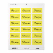 Kosjere keukenstickers Label Pareve Parve Parev (Full Sheet)
