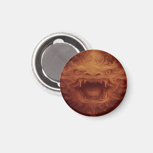 Kosmagneet Draak Magneet (Voorkant / Achterkant)