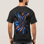 Kosmetische Metaalwerveling 3D T-shirt (Achterkant)