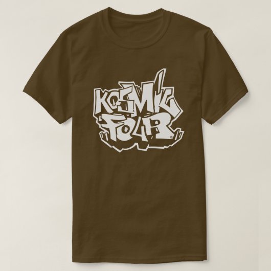 Kosmic4 OG Logo Brwn T-shirt (Design voorkant)