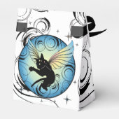 Kosmic Cat Moon en Stars Bedankdoosjes (Achterkant)