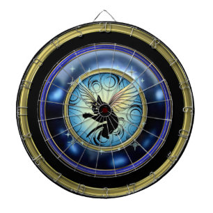 Kosmic Cat Moon en Stars Dartbord