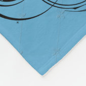 Kosmic Cat Moon en Stars Fleece Deken (Hoek)