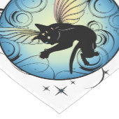 Kosmic Cat Moon en Stars Korte Tafelloper (Hoek)