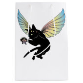 Kosmic Cat Moon en Stars Medium Cadeauzakje (Voorkant)