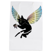 Kosmic Cat Moon en Stars Medium Cadeauzakje (Achterkant)