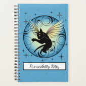 Kosmic Cat Moon en Stars Planner (Voorkant)
