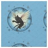 Kosmic Cat Moon en Stars Stof (Close Up)