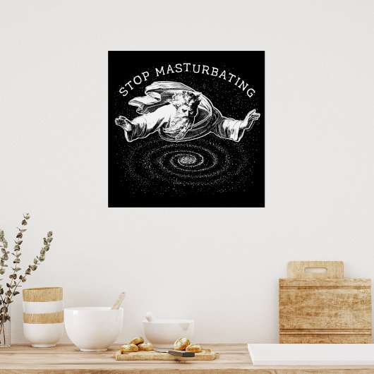 Kosmic Commandant Poster (Keuken)