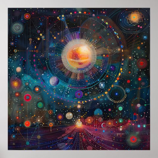 Kosmic Galaxy Poster (Voorkant)