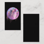 Kosmic Jellyfish Pastel Gothic Moon Zee Animal Visitekaartje (Voorkant / Achterkant)