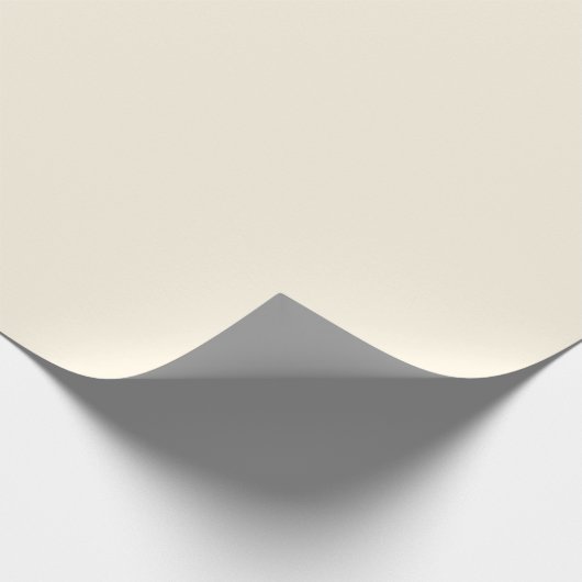 Kosmic Latte Solid Color Cadeaupapier (Hoek)