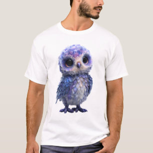 Kosmicaal Sterrenstelsel Nevel Uil Mannen T-shirt