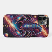 Kosmieke Schorpioen in Levendige Galactische Ruimt Case-Mate iPhone Case (Achterkant (horizontaal))