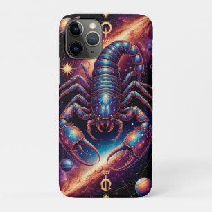 Kosmieke Schorpioen in Levendige Galactische Ruimt Case-Mate iPhone Case