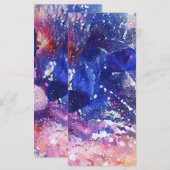 Kosmisch Abstract Cat Dreamscape Bladwijzer Menu (Voorkant / Achterkant)