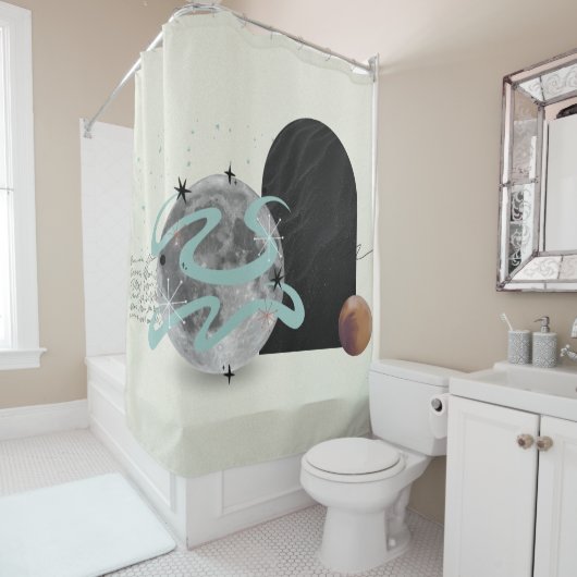 kosmisch Abstract douchegordijn (In situ)