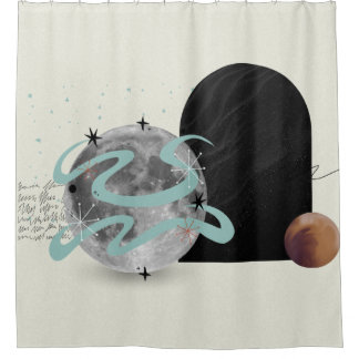 kosmisch Abstract douchegordijn