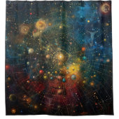 Kosmisch Astrologisch Gordijn voor Douche (Voorkant)