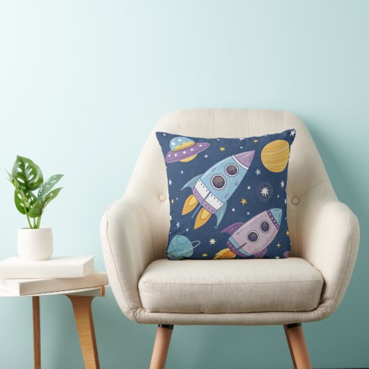 kosmisch avonturenkussen kussen (Stoel)