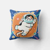 Kosmisch avontuur: Imau in een baan om de aarde Kussen (Achterkant)