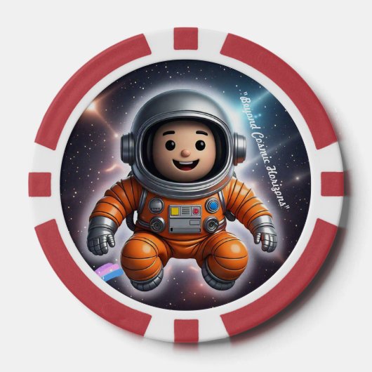 "Kosmisch Avontuur" Poker Chips (Voorkant)