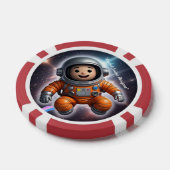 "Kosmisch Avontuur" Poker Chips (Enkel)