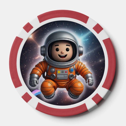 "Kosmisch Avontuur" Poker Chips (Achterkant)