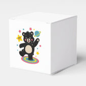 Kosmisch Beer met sterren en planeten - Schattigee Bedankdoosjes (Voorkant Zijde)