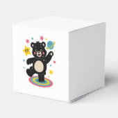 Kosmisch Beer met sterren en planeten - Schattigee Bedankdoosjes (Achterkant)