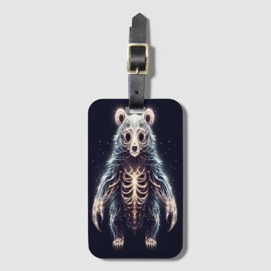 Kosmisch Beer ontwaakt Bagagelabel (Voorkant (verticaal))