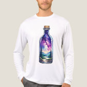 Kosmisch berglandschap Tri-Blend shirt (Voorkant volledig)