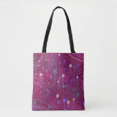 Kosmisch Bessen Plukken: Abstracte Kunst Tote Bag (Voorkant)