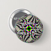 Kosmisch bewustzijn (je kunt de woorden veranderen ronde button 5,7 cm (Voorkant /achterkant)