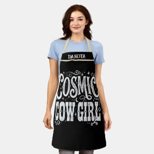 Kosmisch Cowgirl Koksschort Funny Westerse Keuken Schort