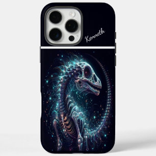 Kosmisch dinosaurusskelet iPhone 16 pro max hoesje
