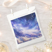 Kosmisch Dreamscape: wervelende nevel en Sterrenna Bedankzakje (Geknipt)