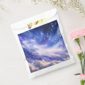 Kosmisch Dreamscape: wervelende nevel en Sterrenna Bedankzakje (Gezegeld)
