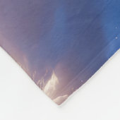 Kosmisch Dreamscape: wervelende nevel en Sterrenna Fleece Deken (Hoek)