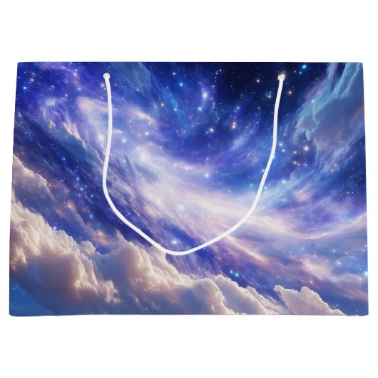 Kosmisch Dreamscape: wervelende nevel en Sterrenna Groot Cadeauzakje (Voorkant)