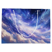 Kosmisch Dreamscape: wervelende nevel en Sterrenna Groot Cadeauzakje (Achterkant)